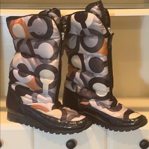 COACH Jolt Signature Boots Size 9.5